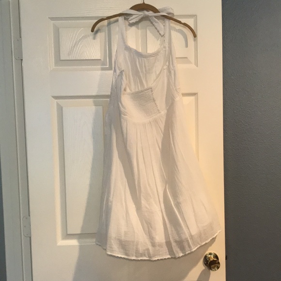 Anthropologie Maeve Ivory Halter Dress. Size 8 - Picture 4 of 9